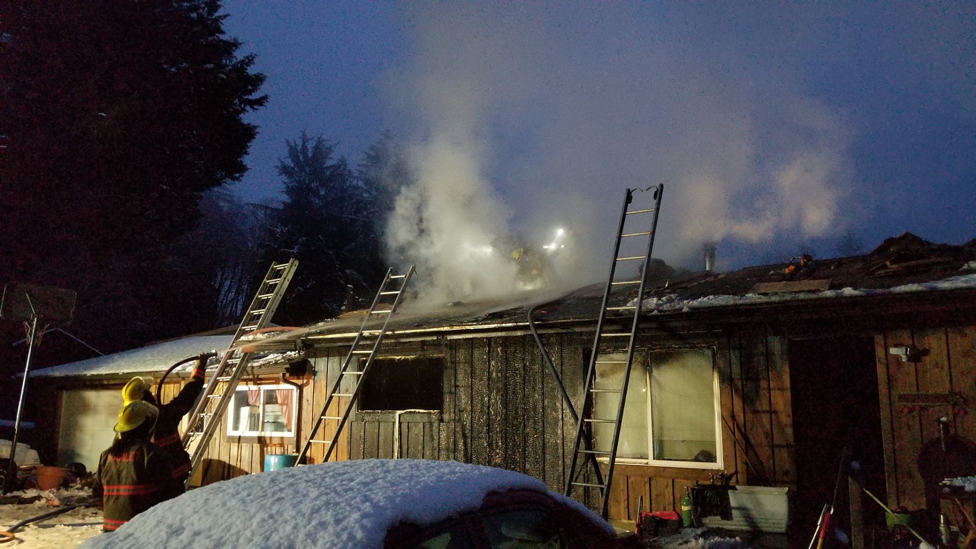 Hamlet house fire